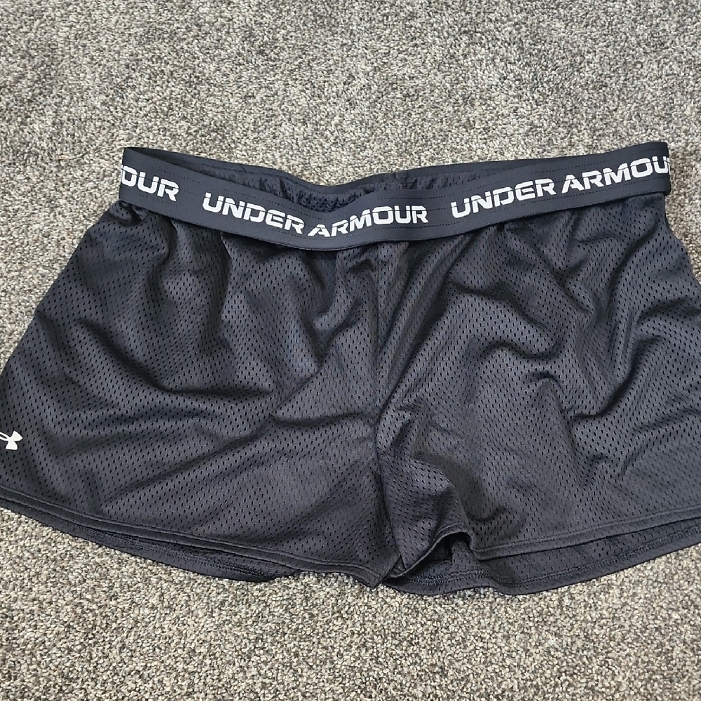 Under Armour Black Mesh Shorts Xl